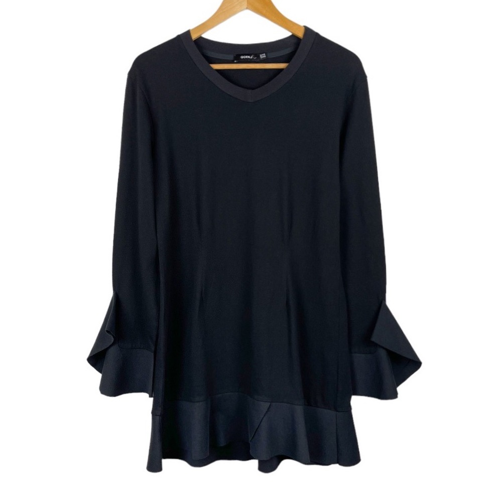 GOEN.J Ruffle Bell Sleeve Top Size 8